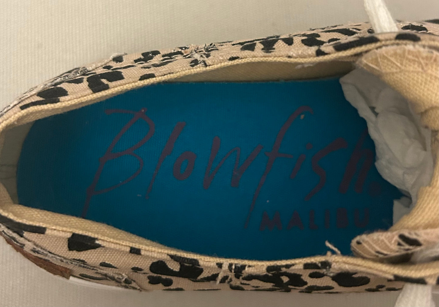 Animal Print BLOWFISH Canvas Trainers