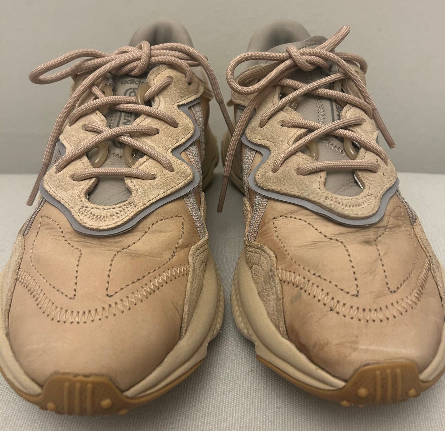Beige Adidas Ozweego Trainers
