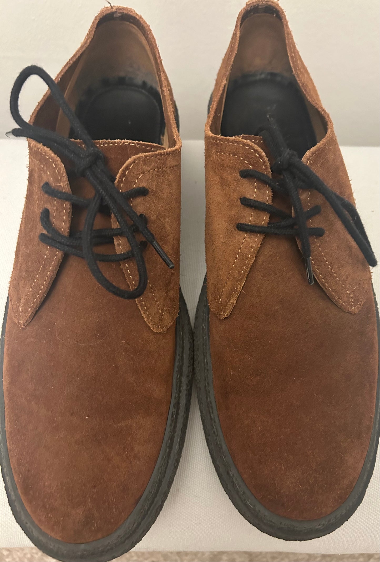 Tan Fred Perry Derby Shoes