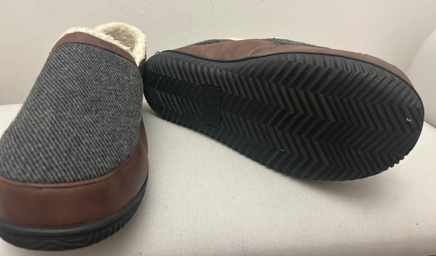 Grey Gents Slippers