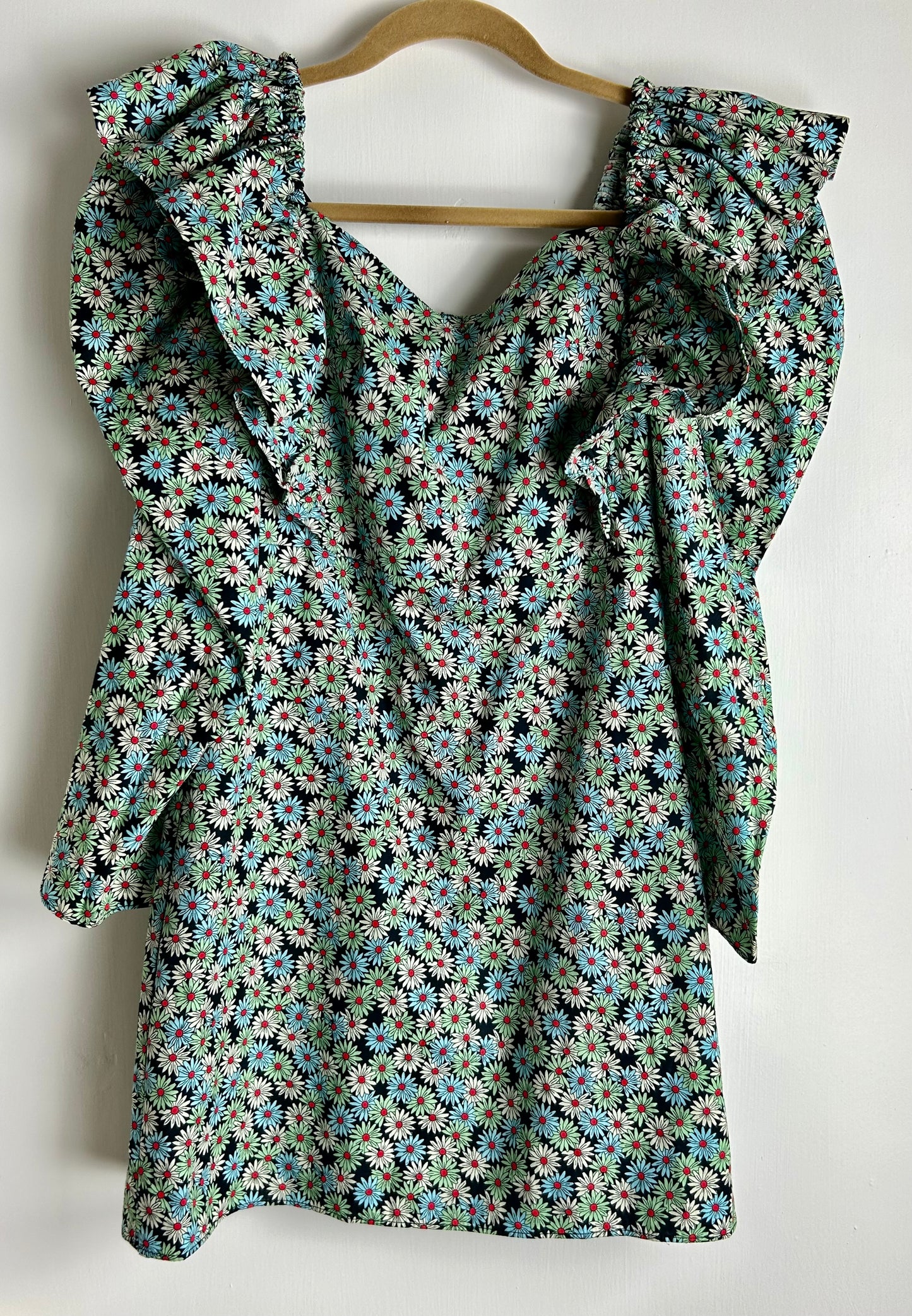 Green Puff Sleeve Zara Dress