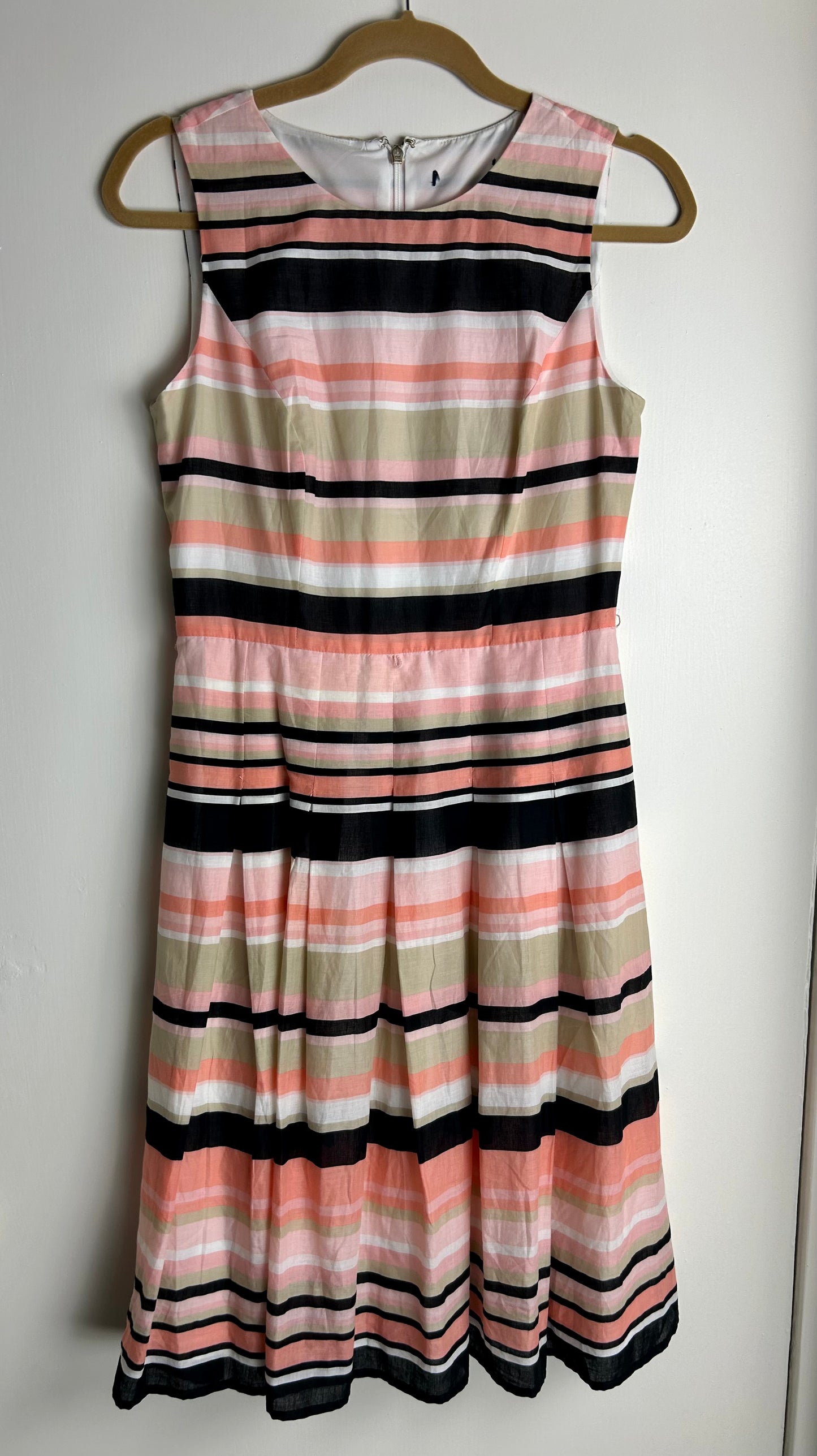 Pale Pink Tommy Hilfiger stripe sleeveless dress