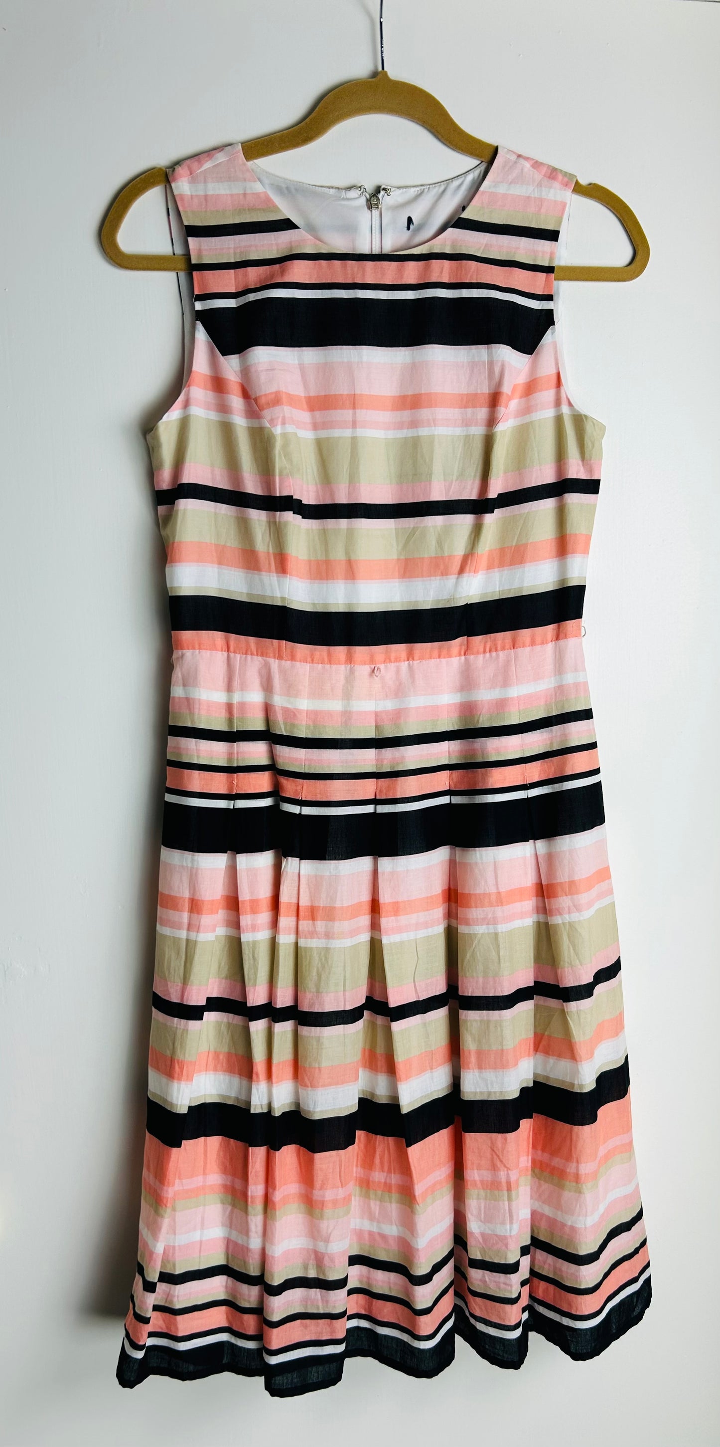 Pale Pink Tommy Hilfiger stripe sleeveless dress