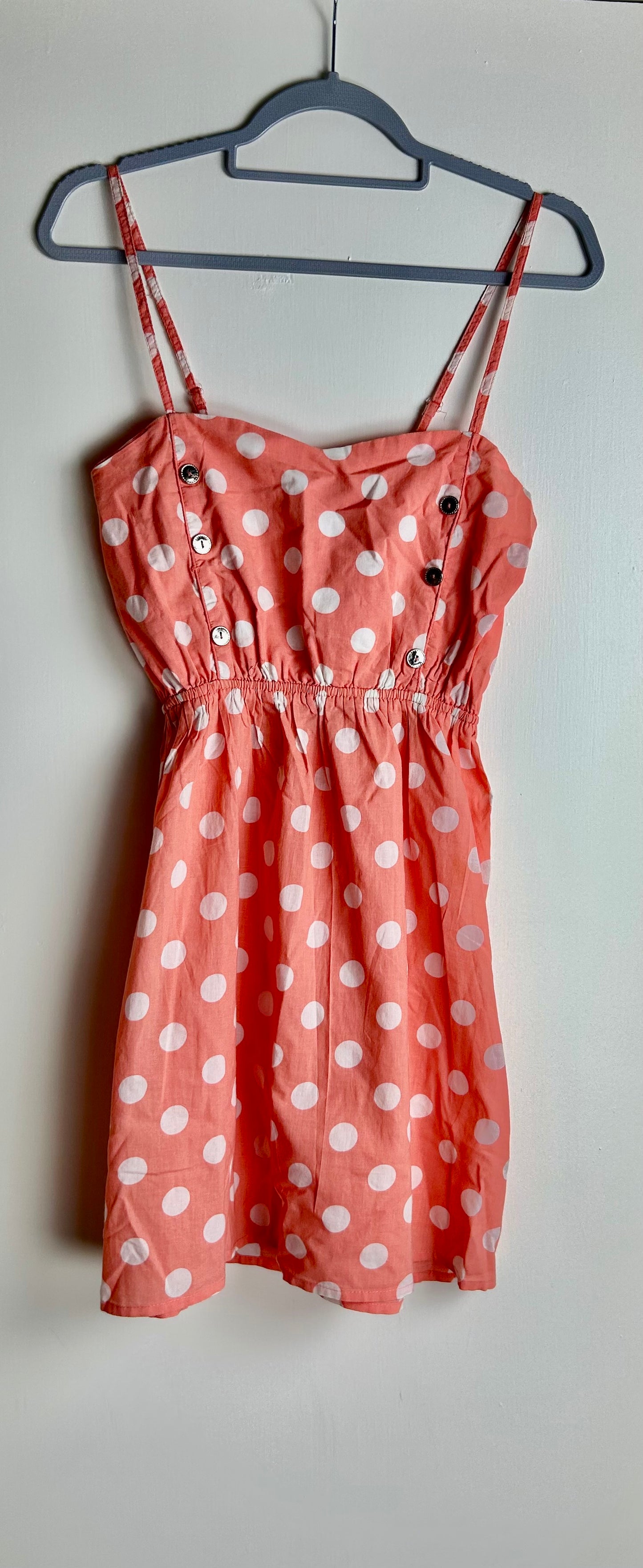 Peach Short Summer Atmosphere Dress