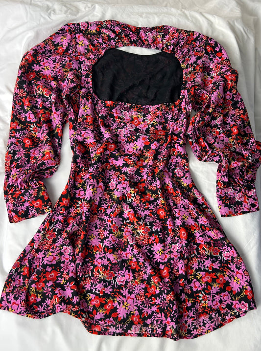 Floral Pattern Zara Long Sleeved Dress