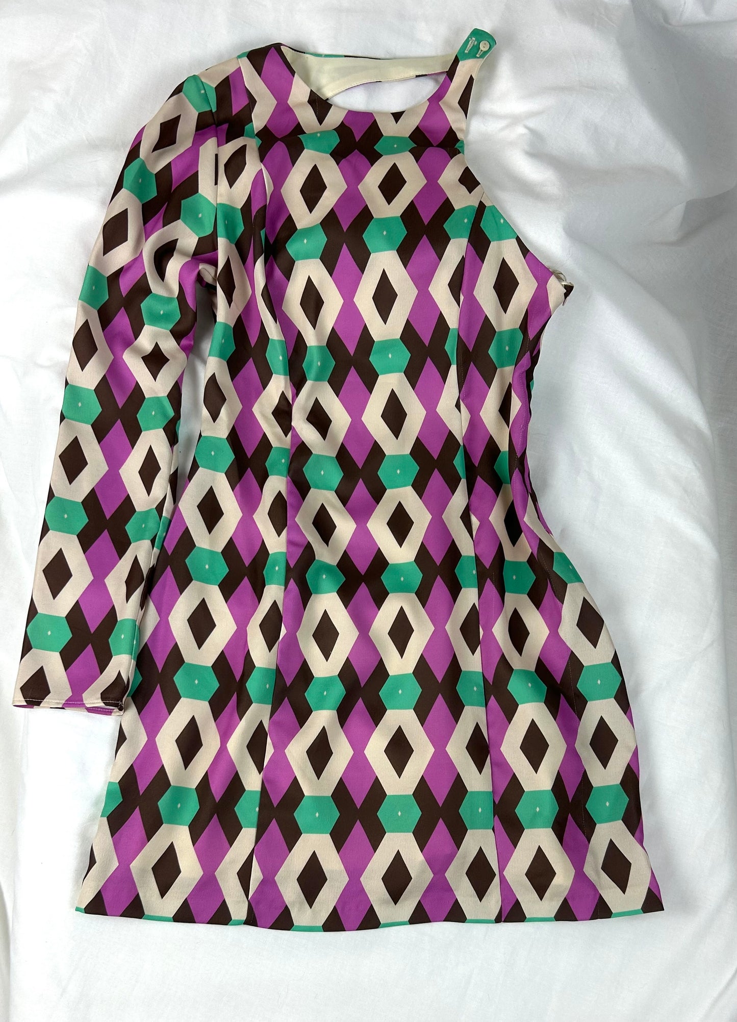Multi Colour Asymmetrical Zara Dress