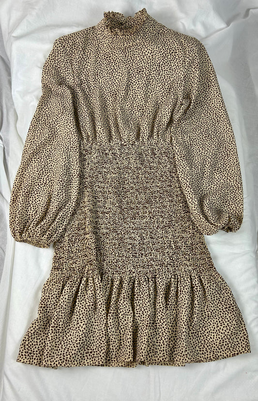 Cream, Beige & Brown Shein Dress
