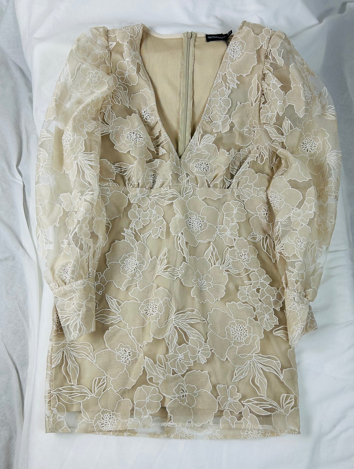 Cream Pretty Little Thing Dress