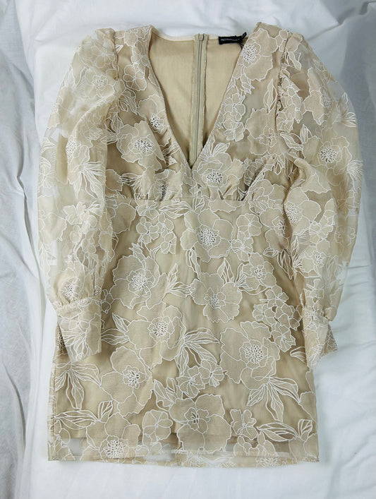 Cream Pretty Little Thing Dress