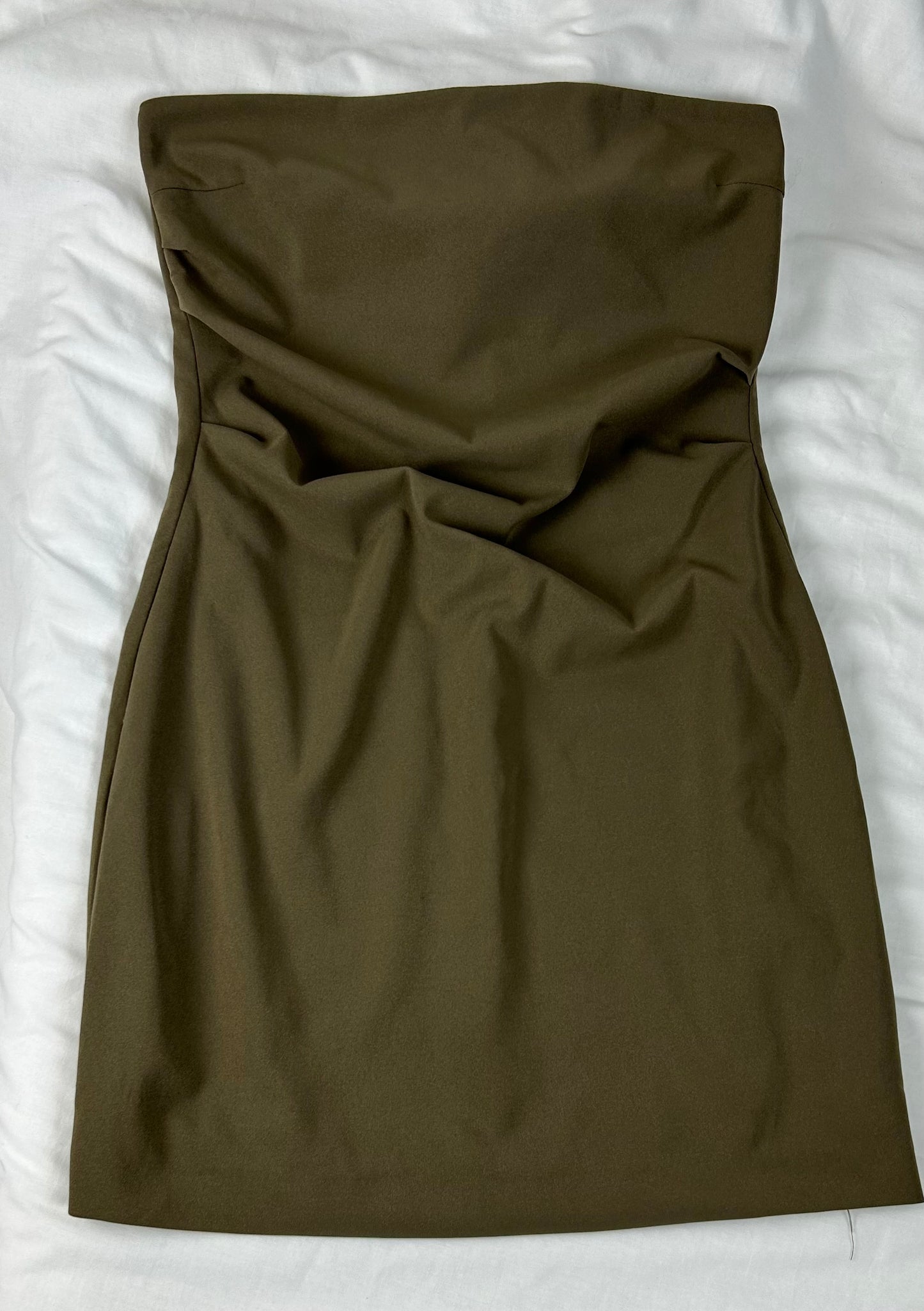 Taupe Zara Bustier dress