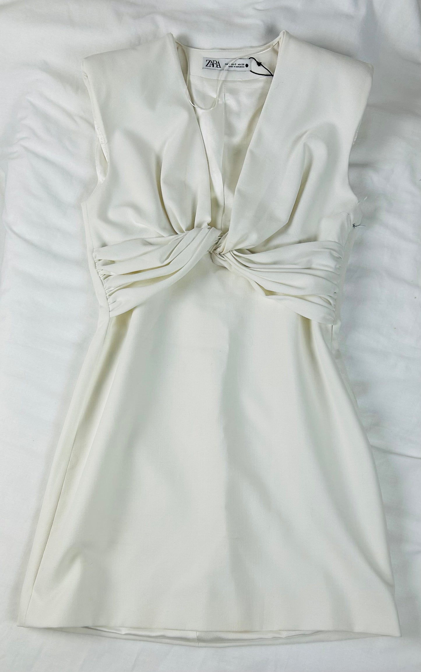 Cream Zara Dress