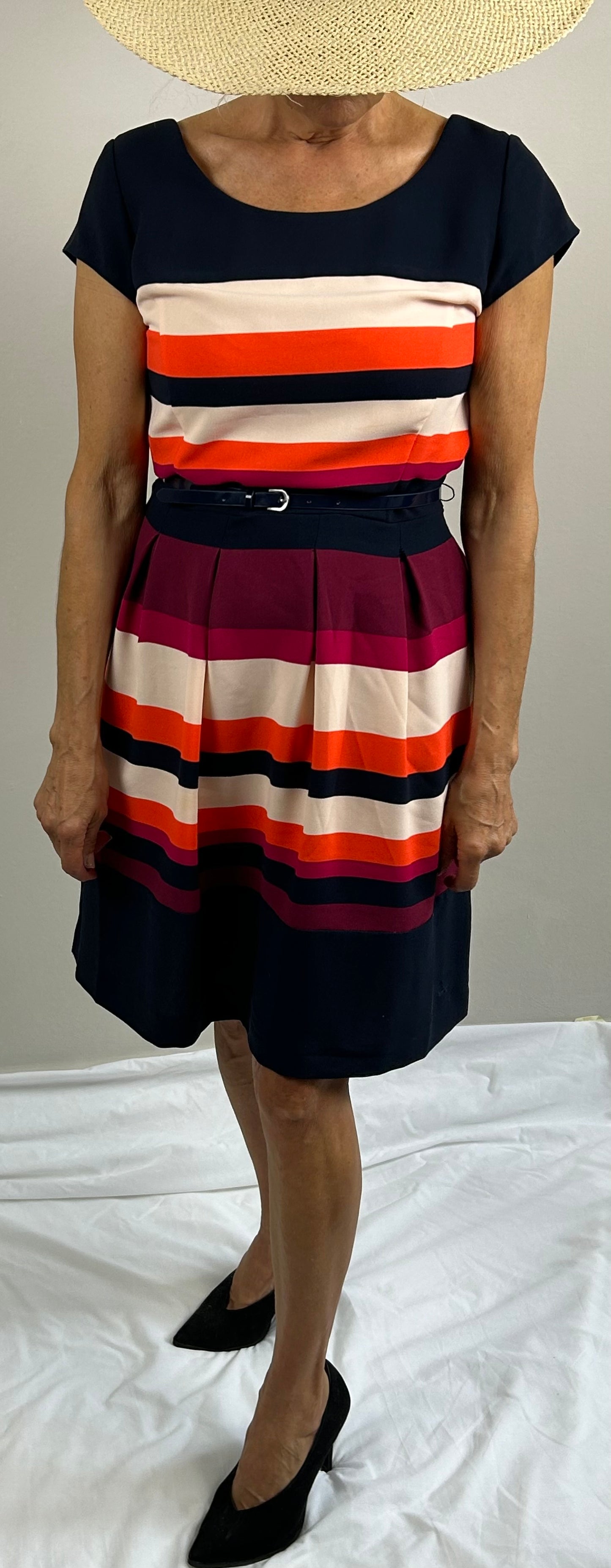 Navy Tommy Hilfiger Striped Dress