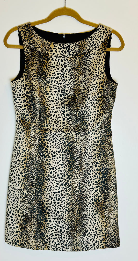 Animal Print Sleeveless Oasis Dress