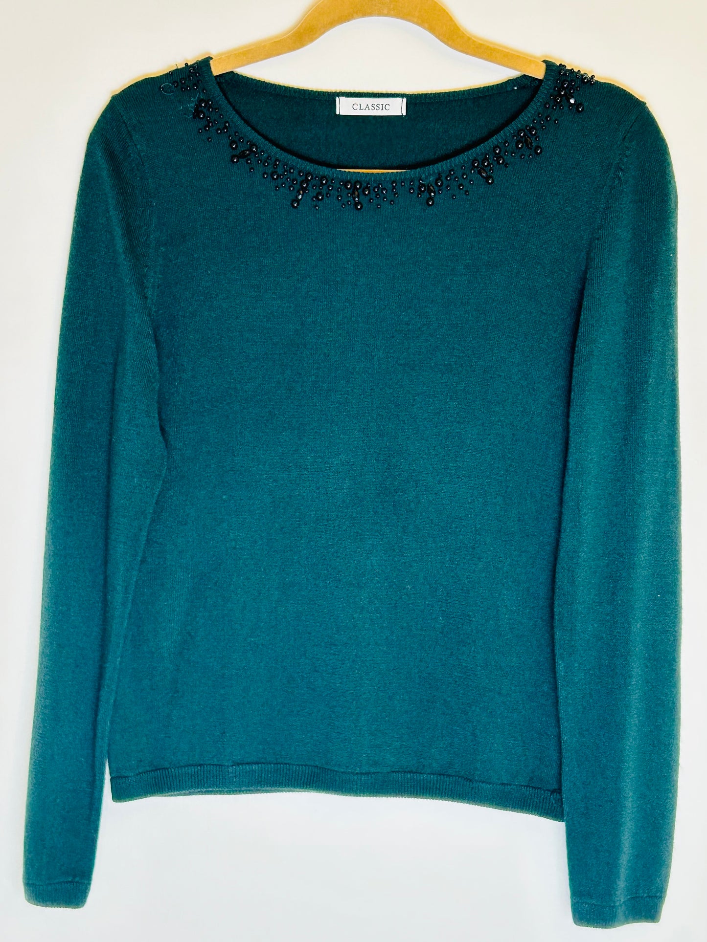 Green M&S Classic Sweater