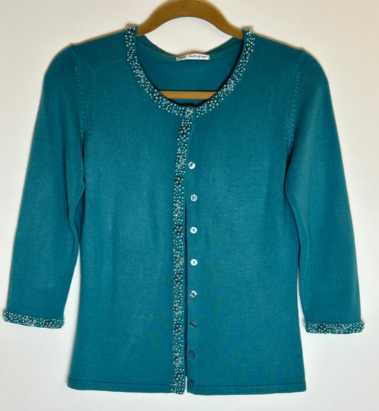 Turquoise M&S Autograph Cardigan