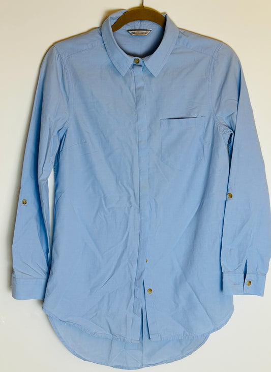 Blue Cotton  M&S Collection Blouse