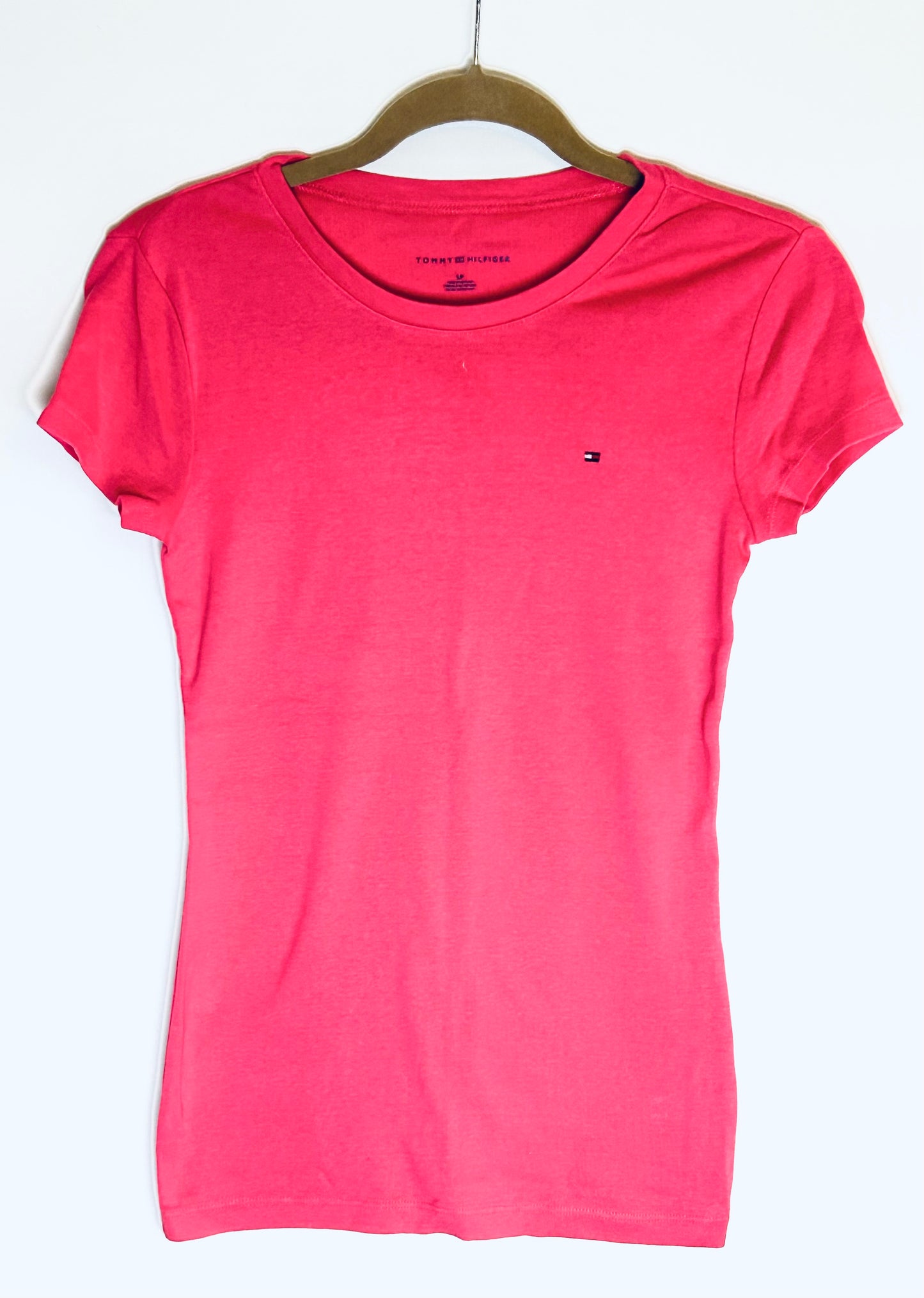 Cerise Pink Tommy Hilfiger T Shirt