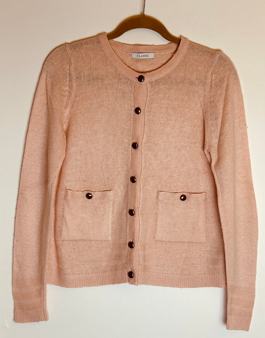 Peach M&S long sleeved cardigan