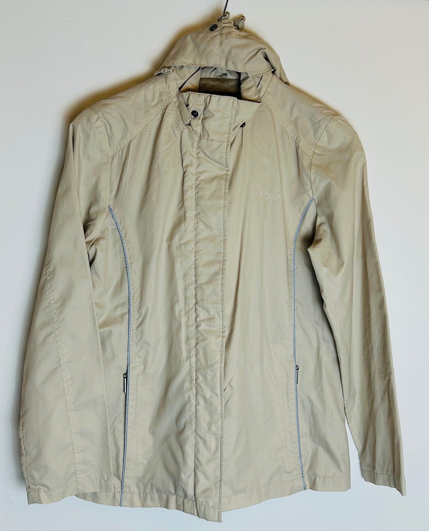 Beige MAINE Shower Proof Jacket with Separate Hood
