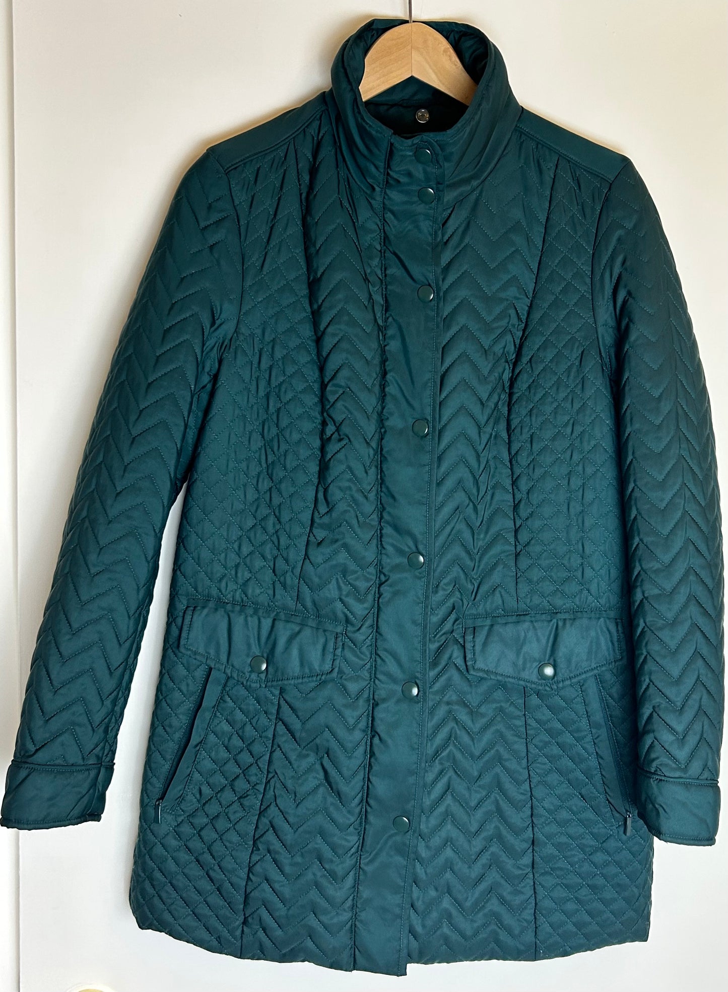 Green M&S Collection 3/4 Padded Jacket