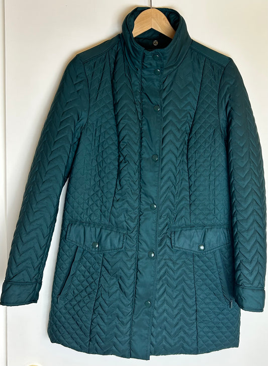 Green M&S Collection 3/4  Padded Jacket