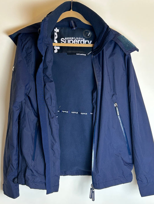 Blue Superdry Shower Proof Jacket