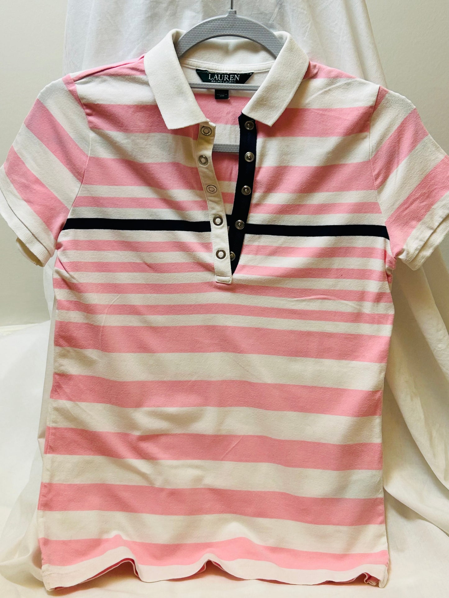 Pink & White Ralph Lauren Polo Top