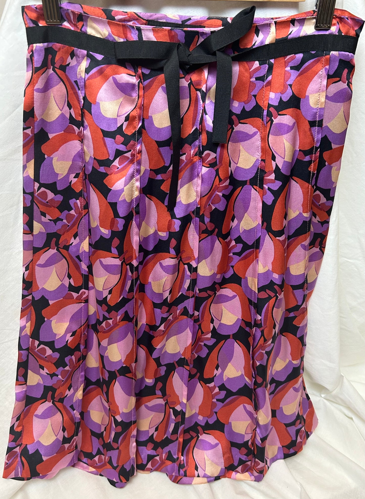 Multi Coloured Silk Zara Collection Skirt