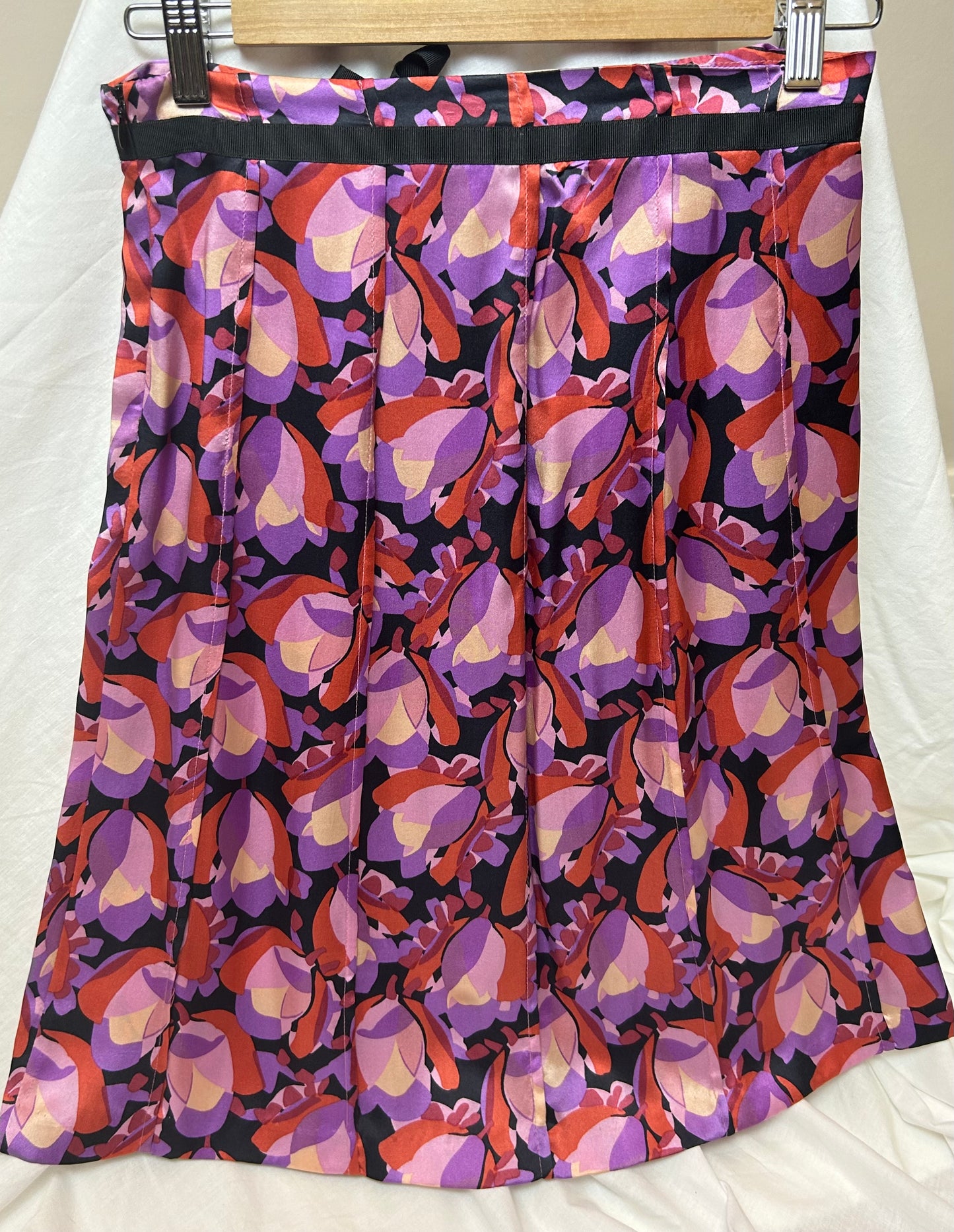 Multi Coloured Silk Zara Collection Skirt