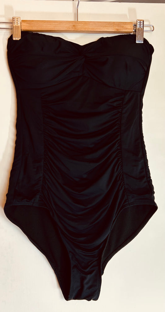 Black Bustier Swimsuit/ Beachwear