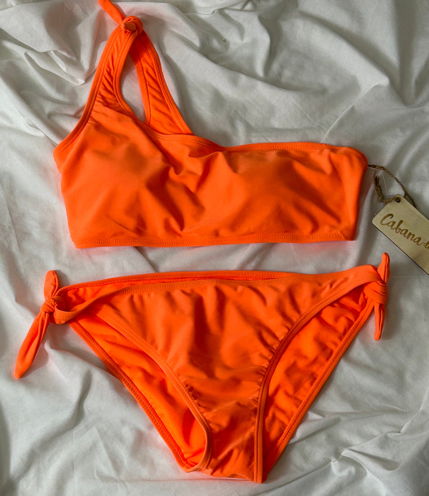 Orange A Symmetrical l Bikini / Beachwear