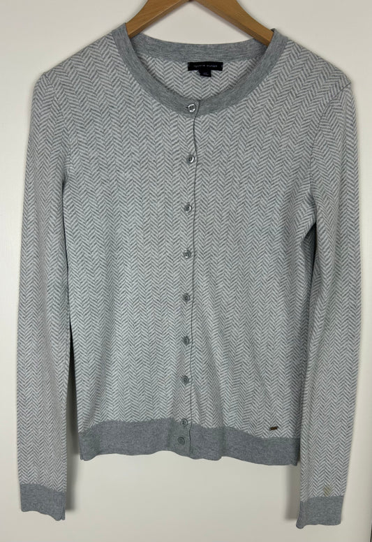 Grey Tommy Hilfiger Ladies Cotton Cardigan