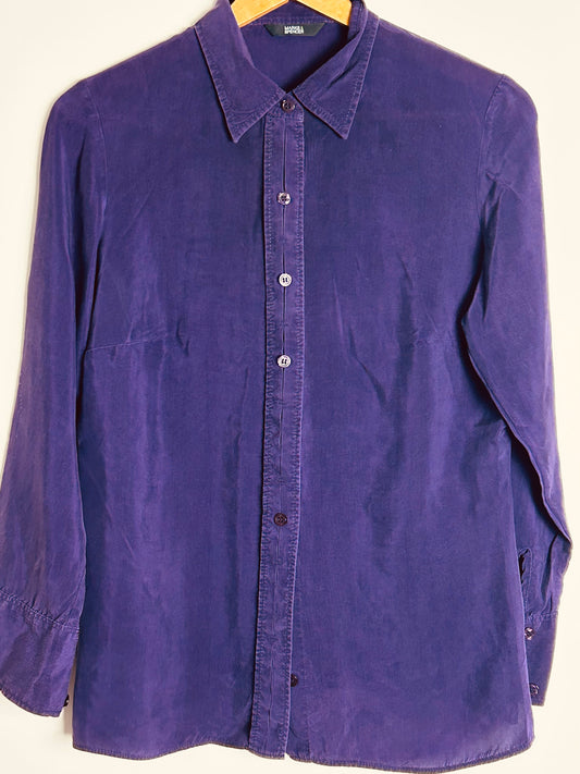 Purple Silky Shirt