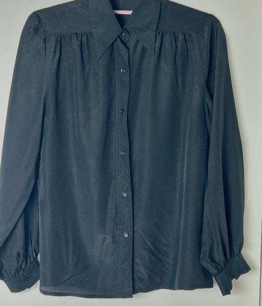 Black Ceramod Paris Silky Blouse