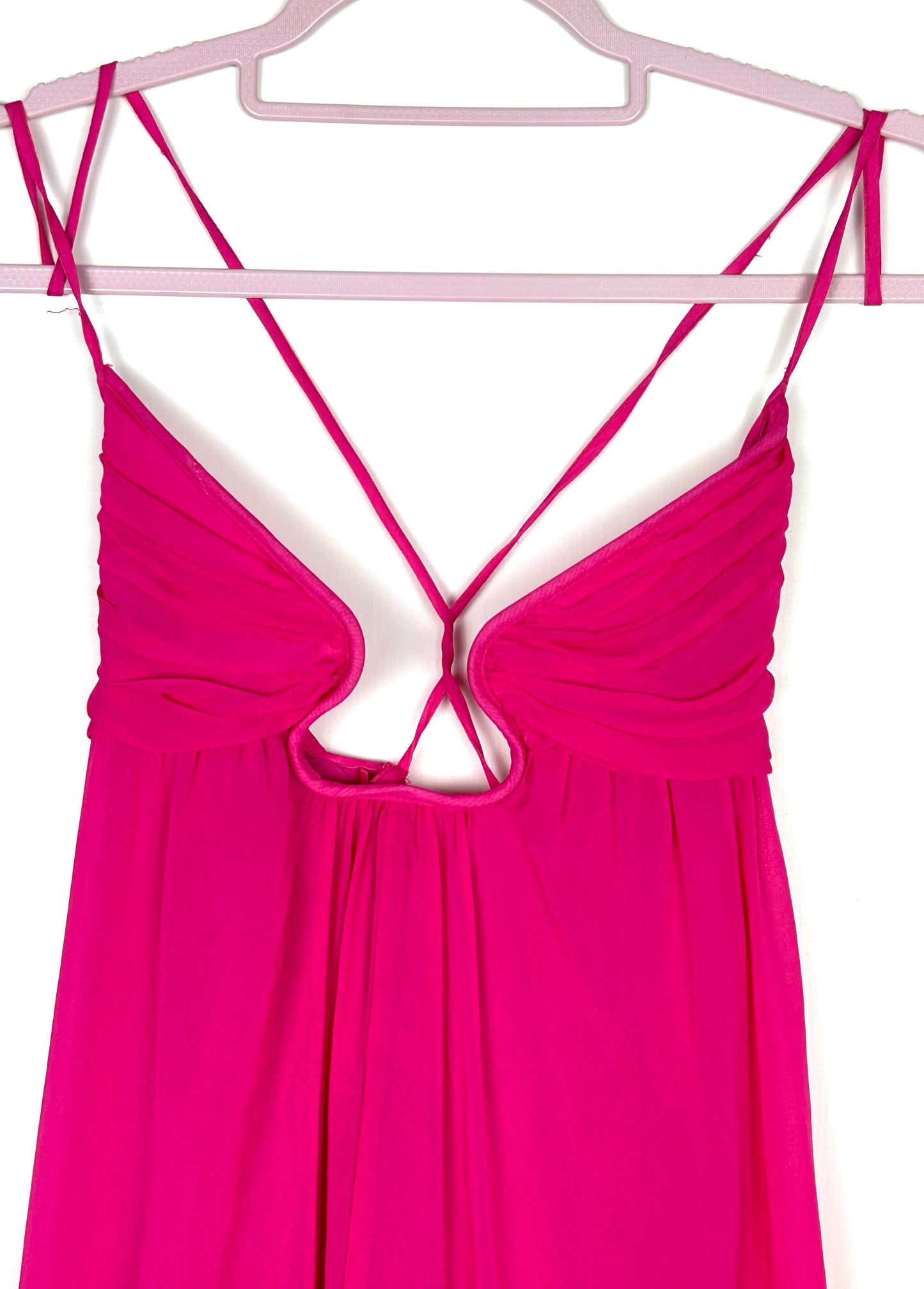 Hot Pink Zara Evening/ Summer Dress