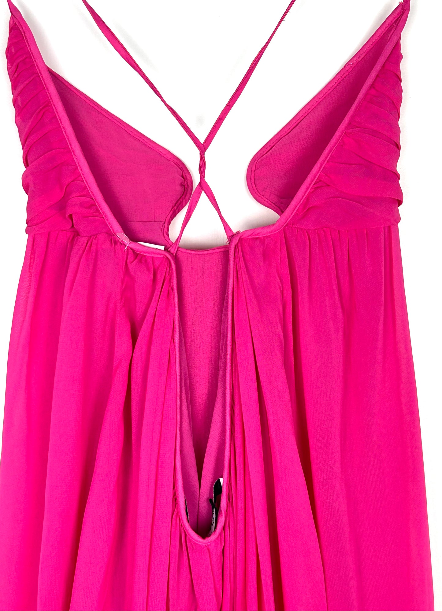 Hot Pink Zara Evening/ Summer Dress