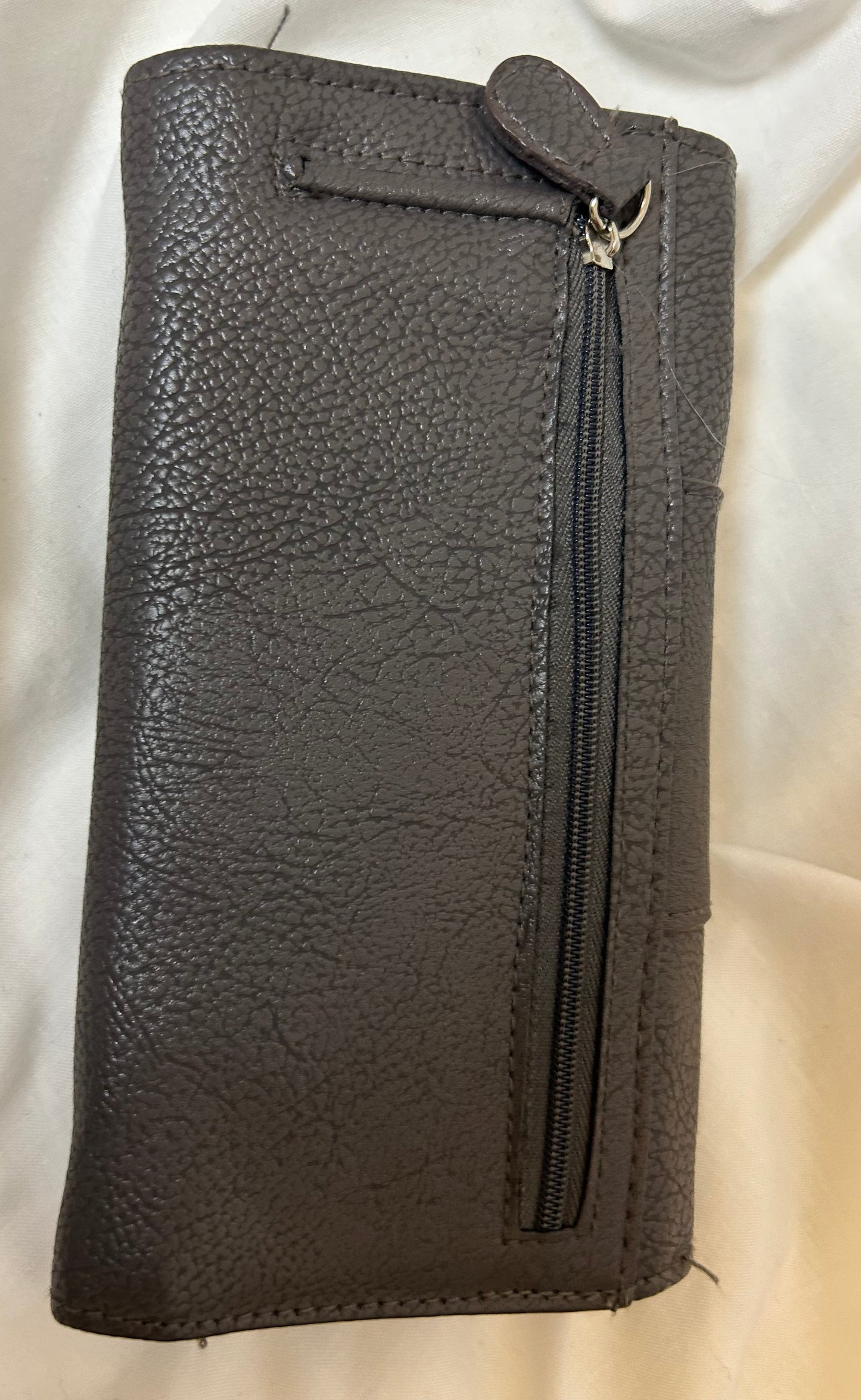 Grey Faux Leather Rossetti Wallet