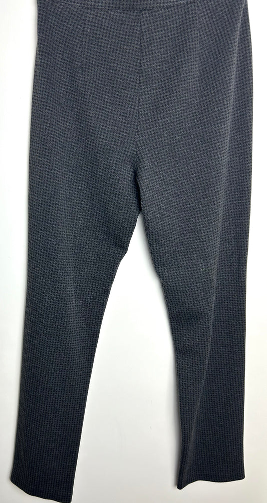 Grey checked M&S ladies trousers pull on