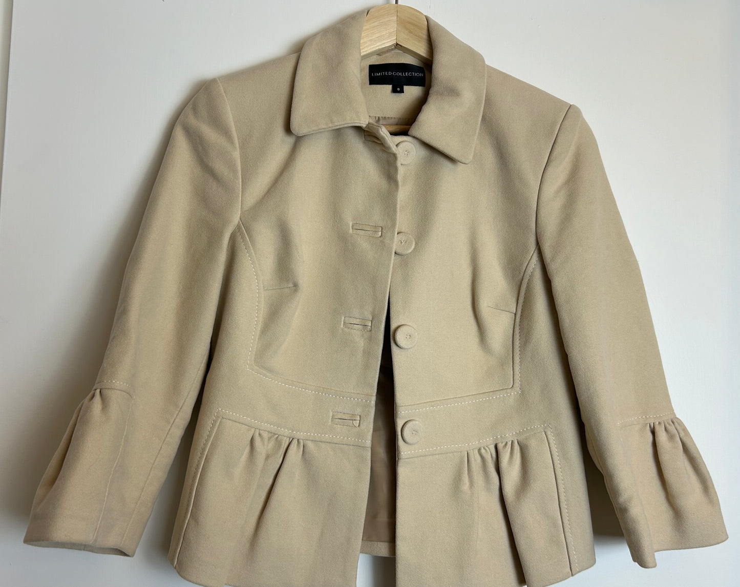 Beige M&S Limited Collection Short Jacket