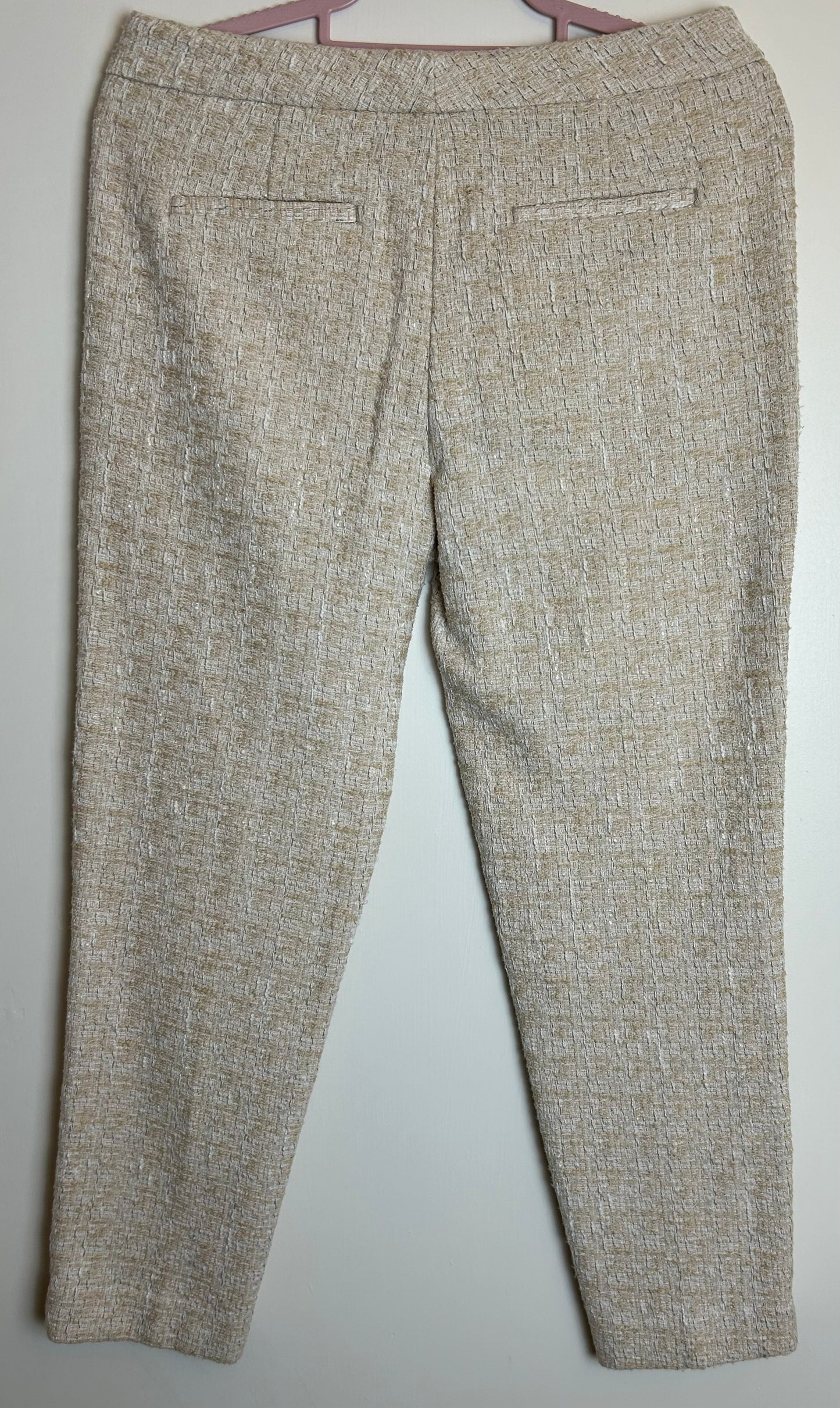 Cream Boucle ZARA Ankle length Trousers