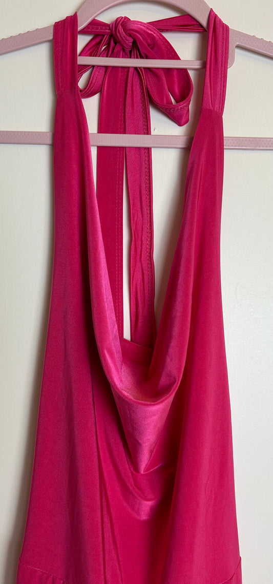 Fuchsia Boohoo Jumpsuit