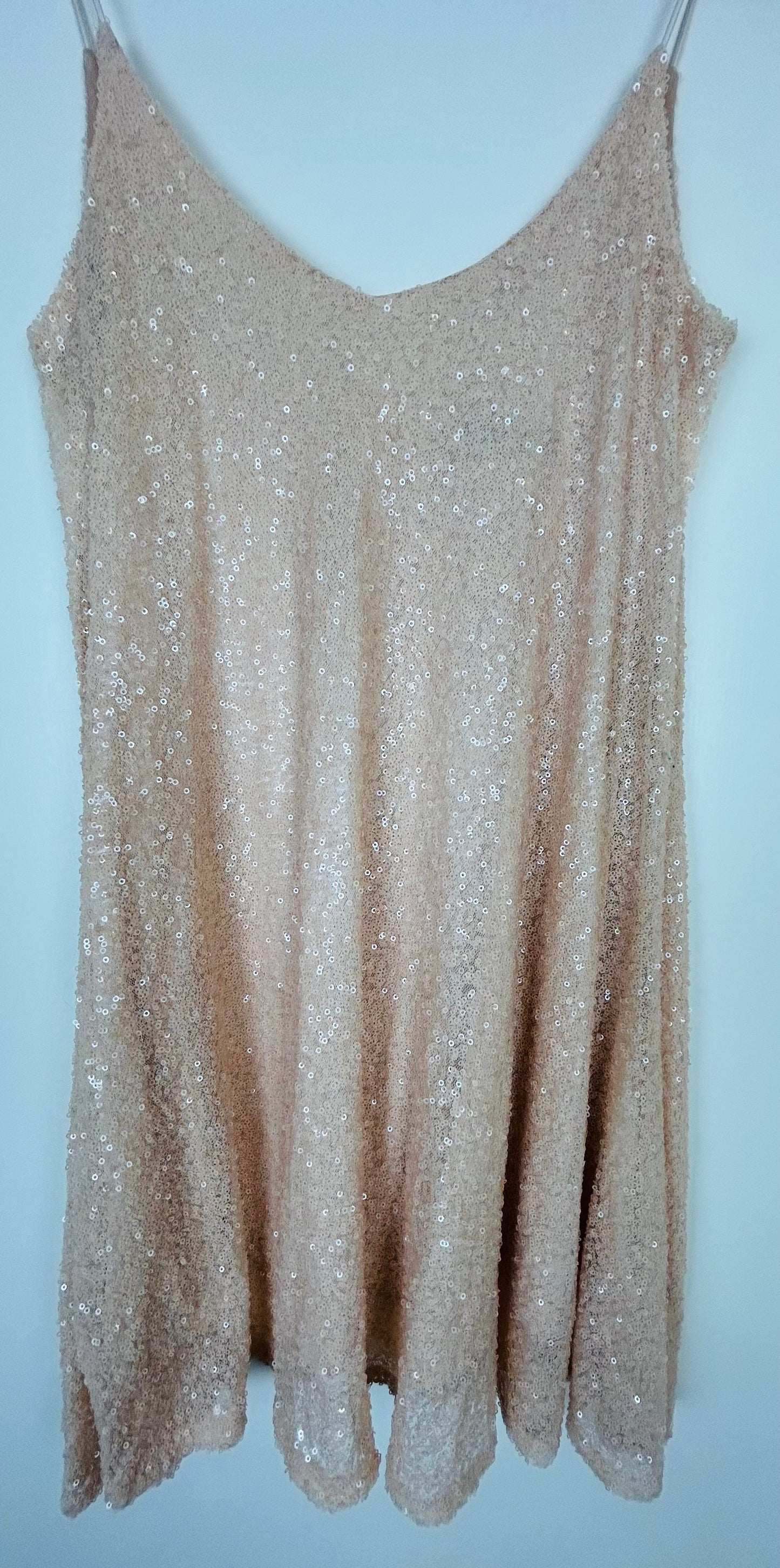 Pink Misguided Sparkly Dress