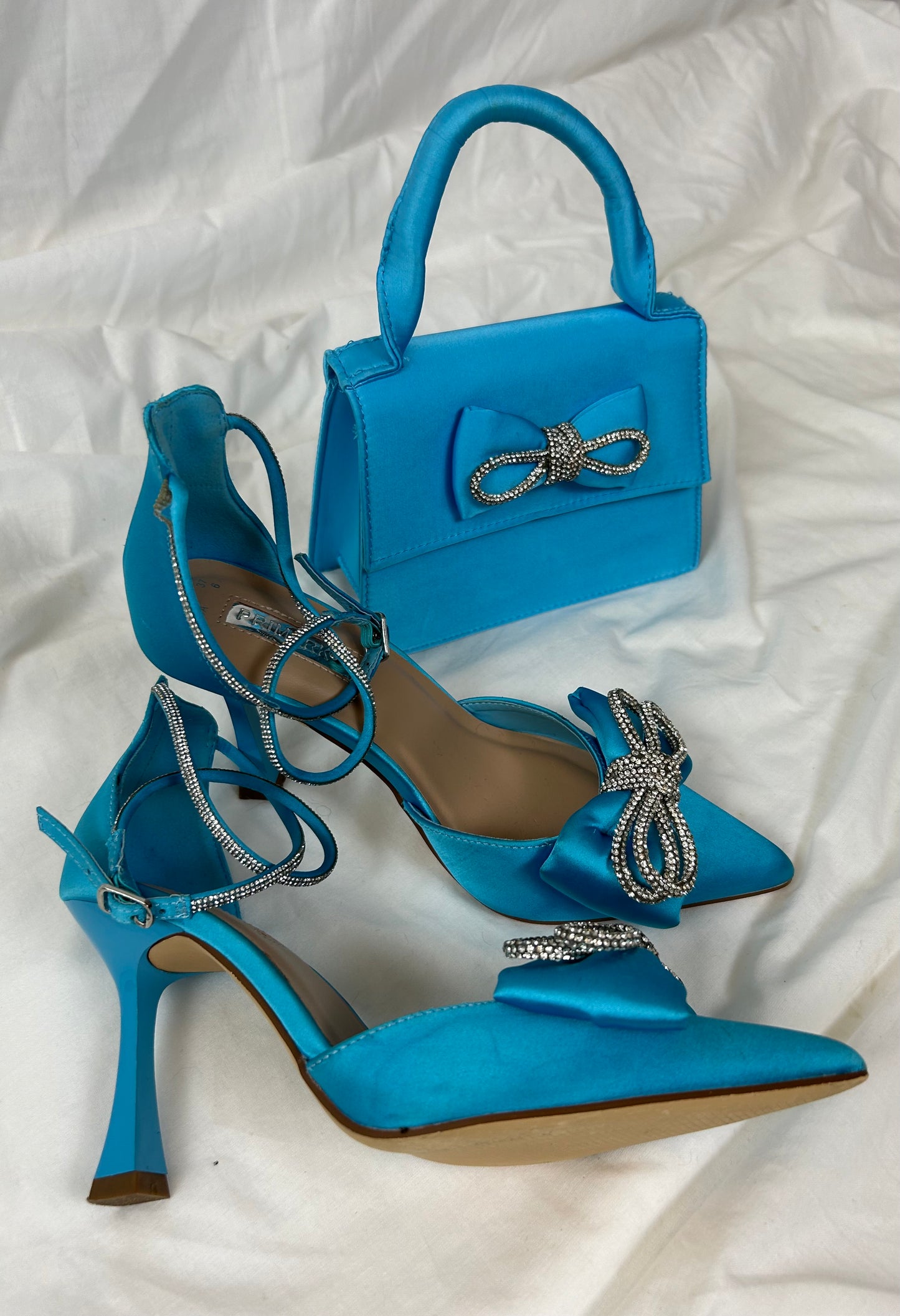 Blue Matching Shoe & Bag