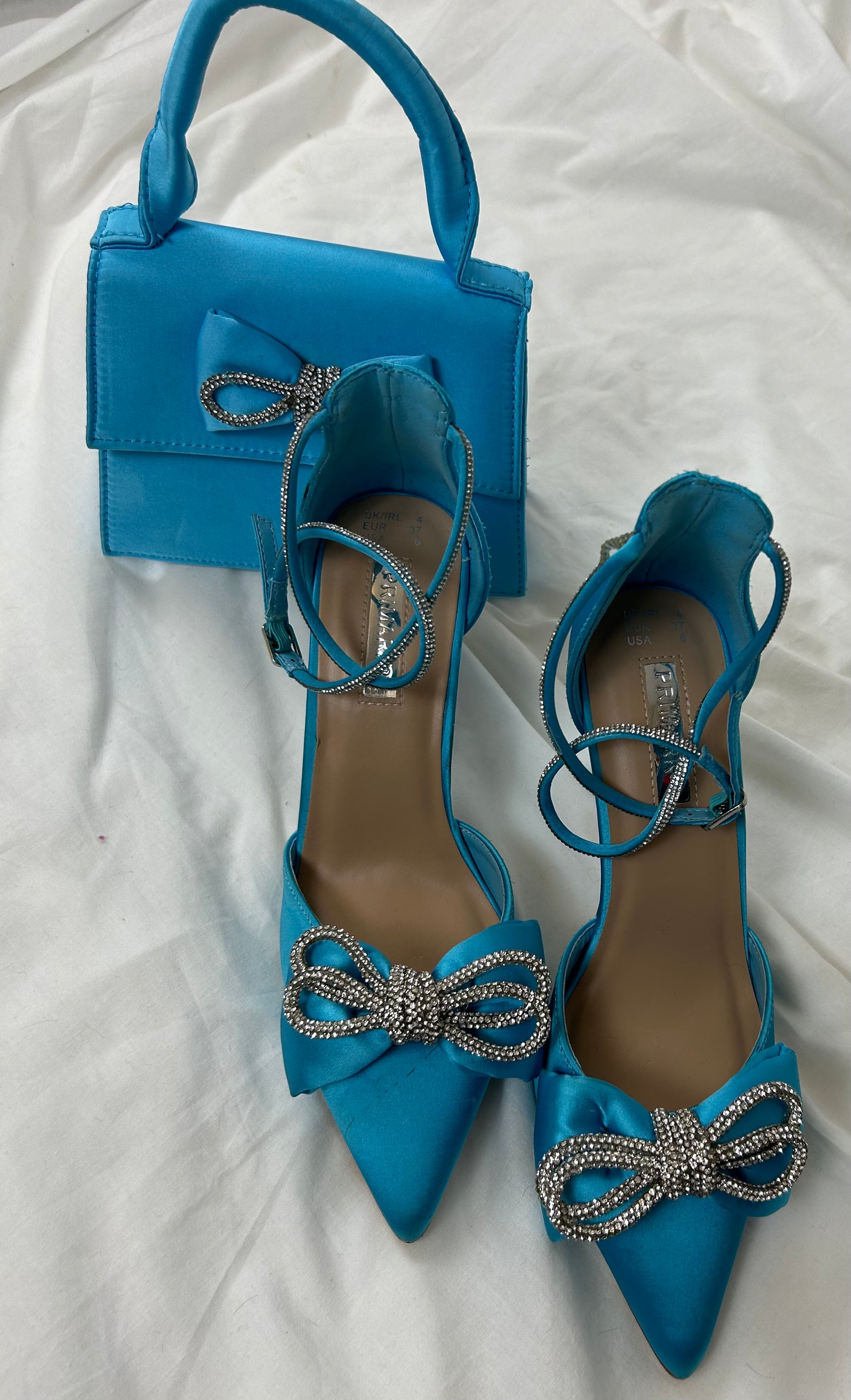 Blue Matching Shoe & Bag