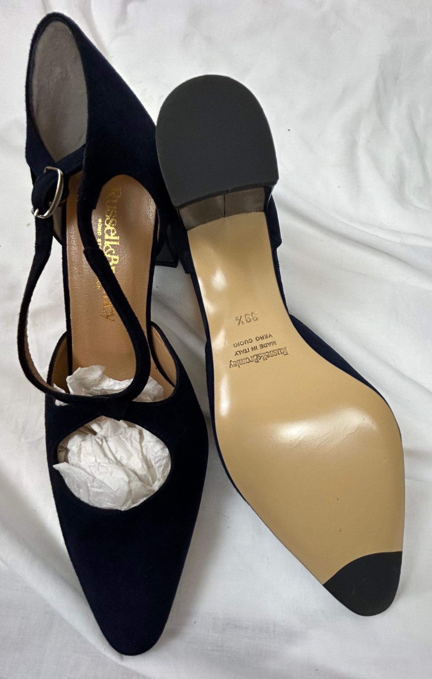 Navy Russell & Bromley Court Shoe