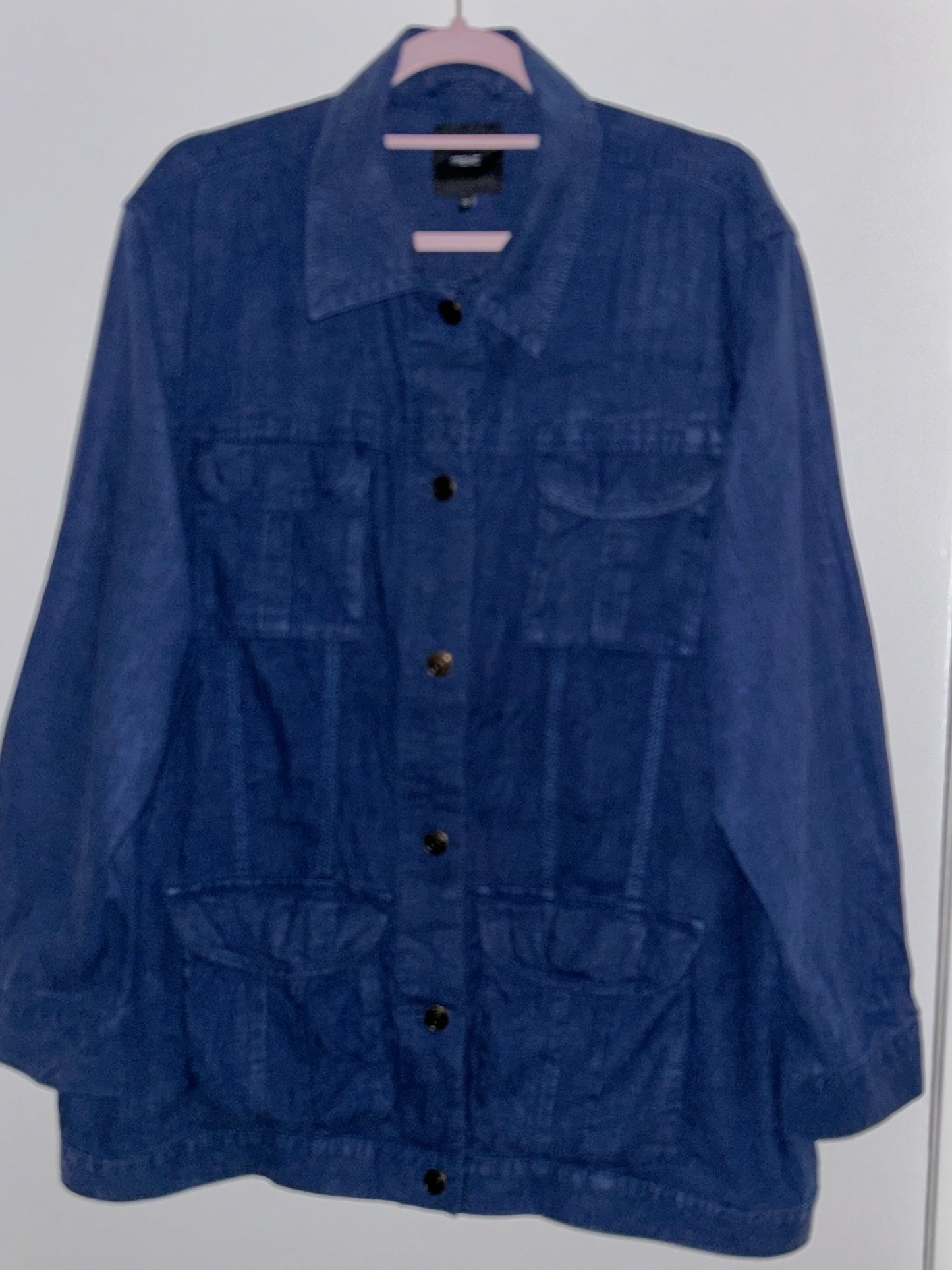 Blue Linen Next Shirt Style Jacket
