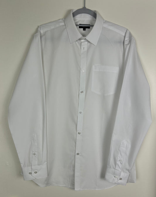 White Long Sleeved T&W Gent’s Shirt