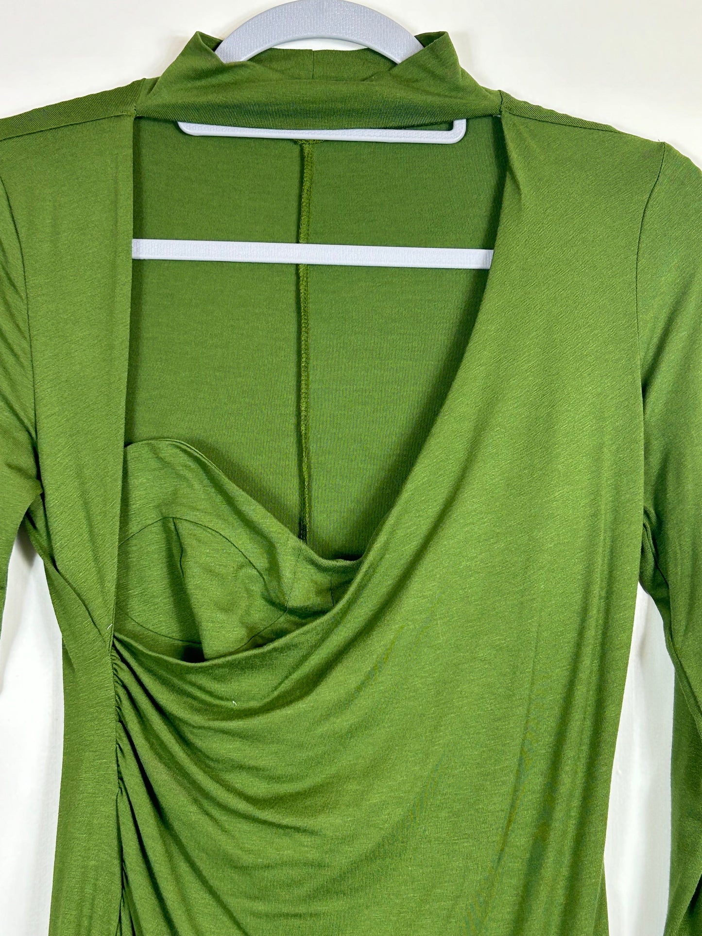 Dark Green ASOS Long Sleeved Dress