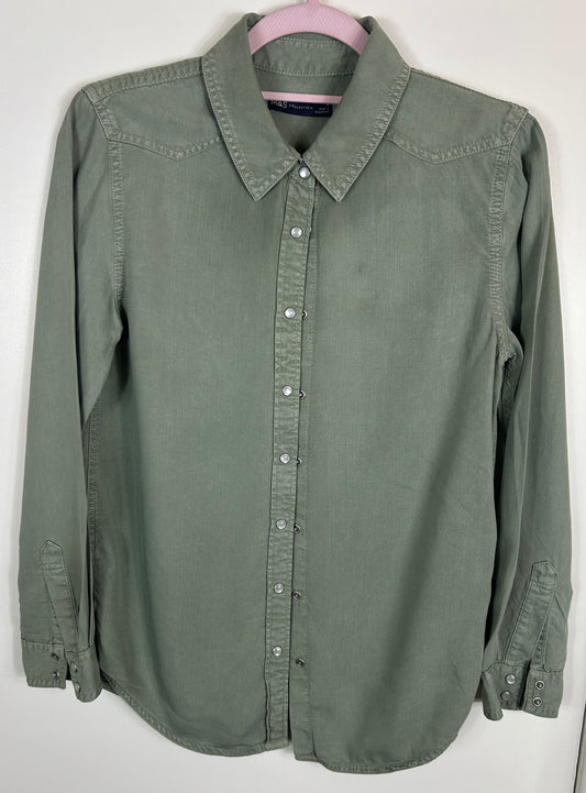 Khaki M&S Collection Ladies Shirt