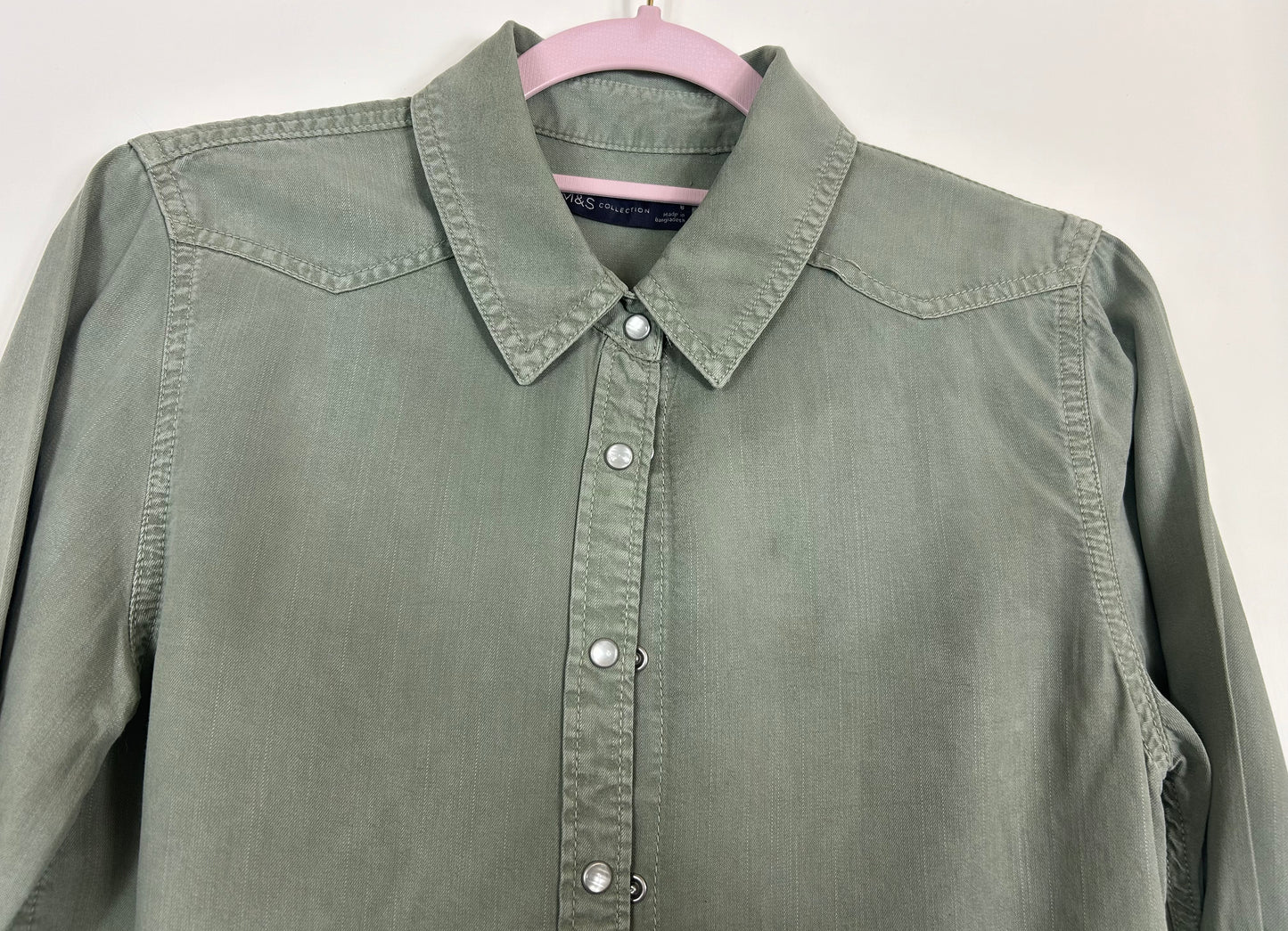 Khaki M&S Collection Ladies Shirt